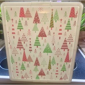 Christmas-themed NWT storage box or gift box.